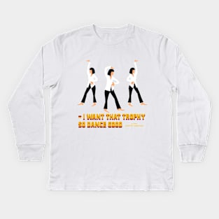 Mia Wallace Dancing Kids Long Sleeve T-Shirt